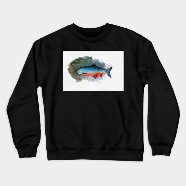 Arctic Char Crewneck Sweatshirt by MikaelJenei